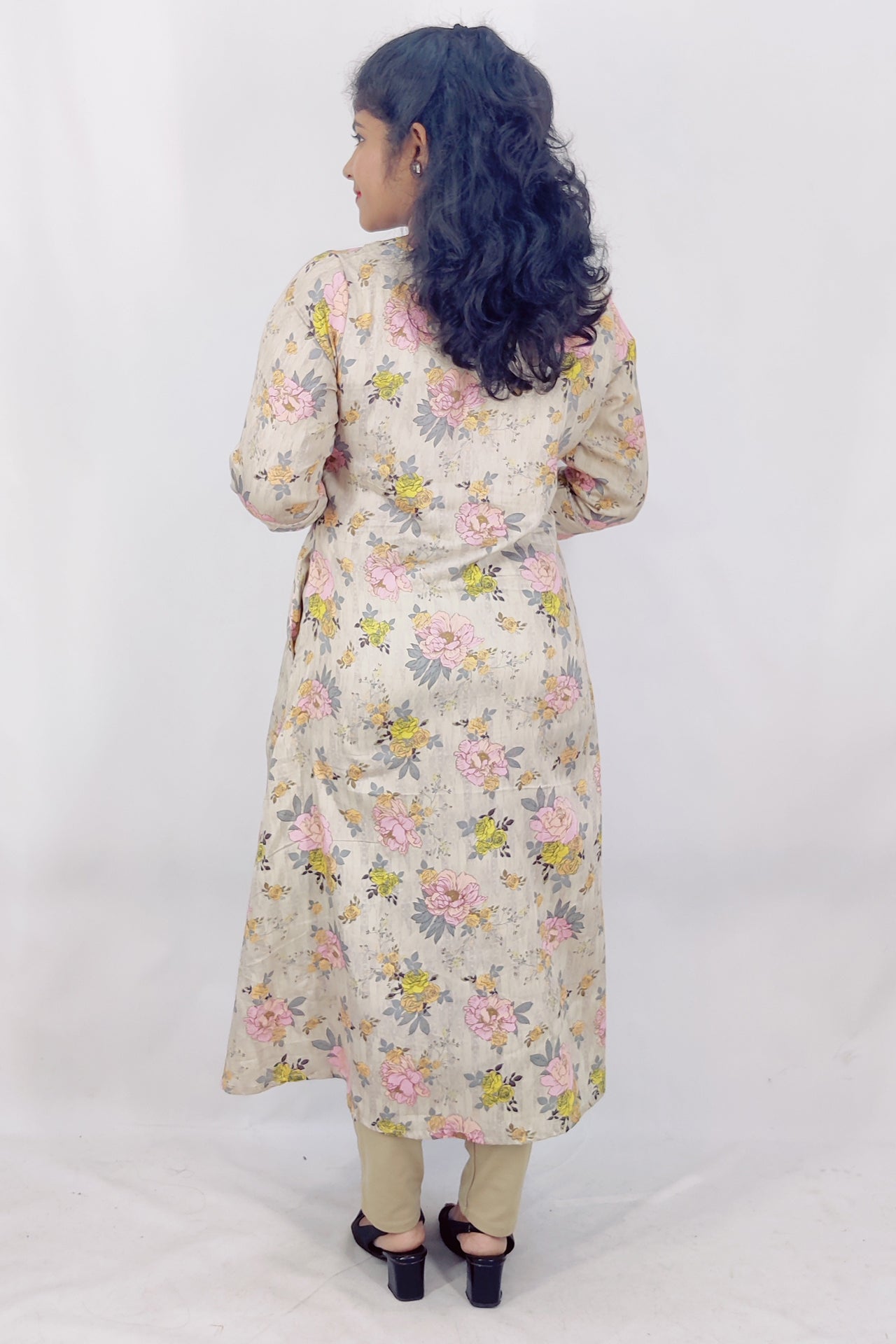 Cotton Aliya Cut A-Line Kurta