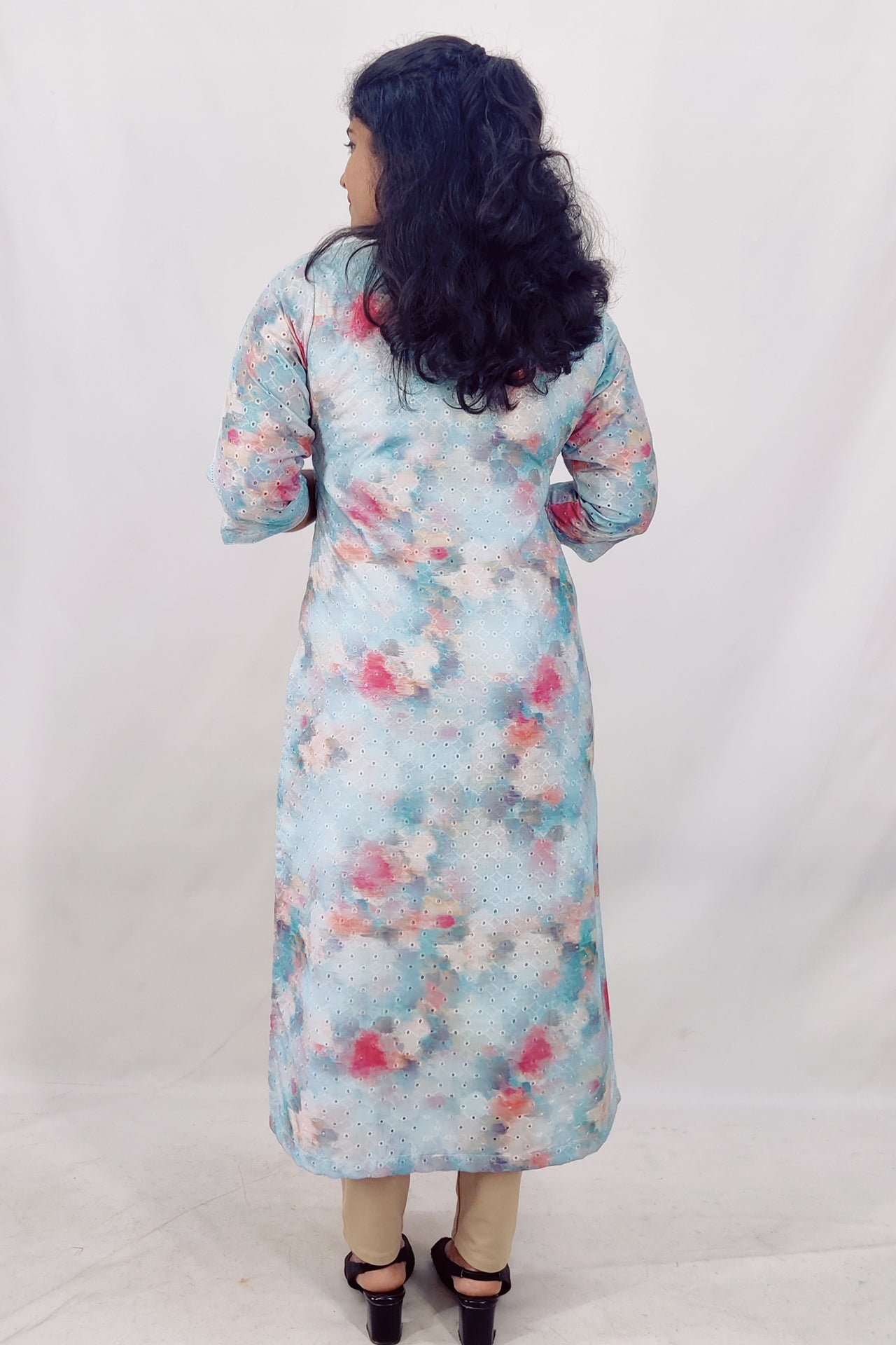 Cotton Hakoba Slitted Kurta