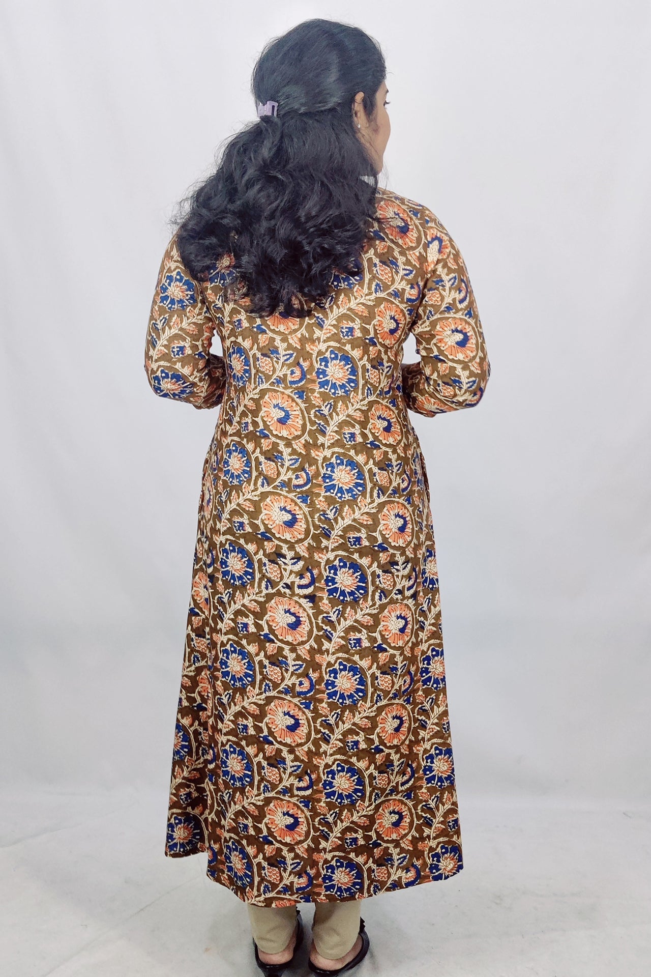 Rayon Printed Feeding A- Line Kurta