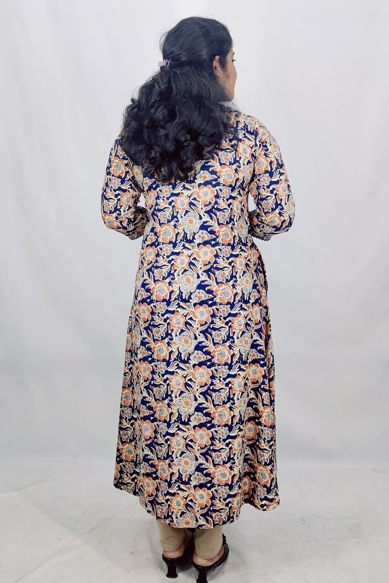 Rayon Printed Feeding A- Line Kurta