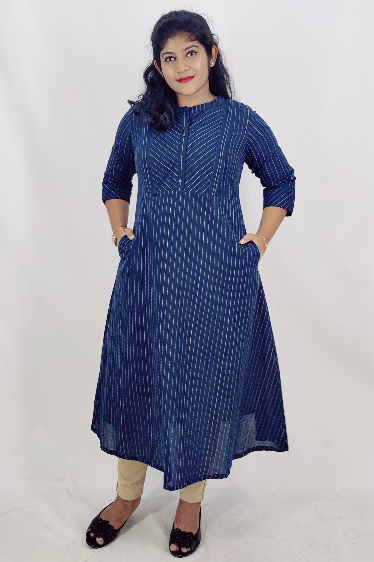 Cotton A-Line Feeding Kurta