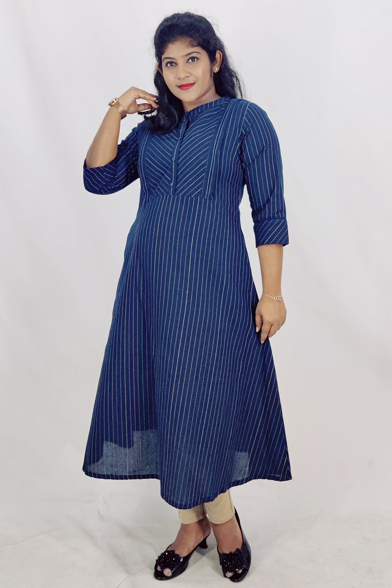 Cotton A-Line Feeding Kurta