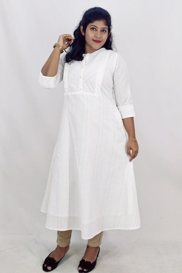 Cotton A-Line Feeding Kurta