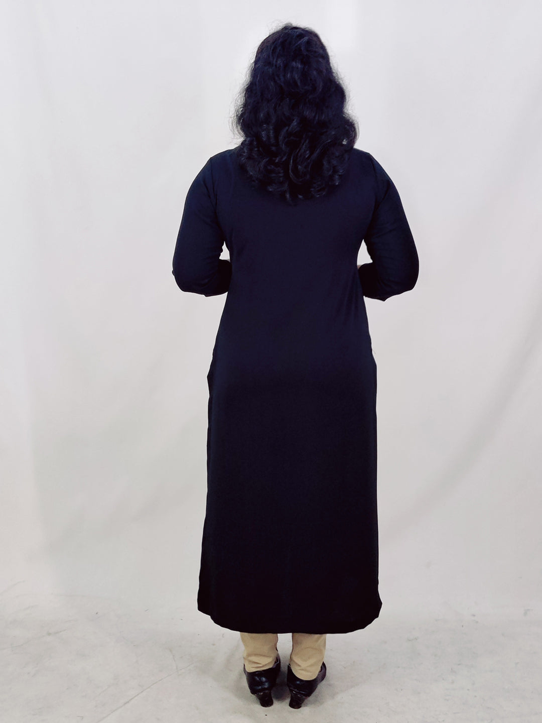 Lycra Cotton Straight Kurta