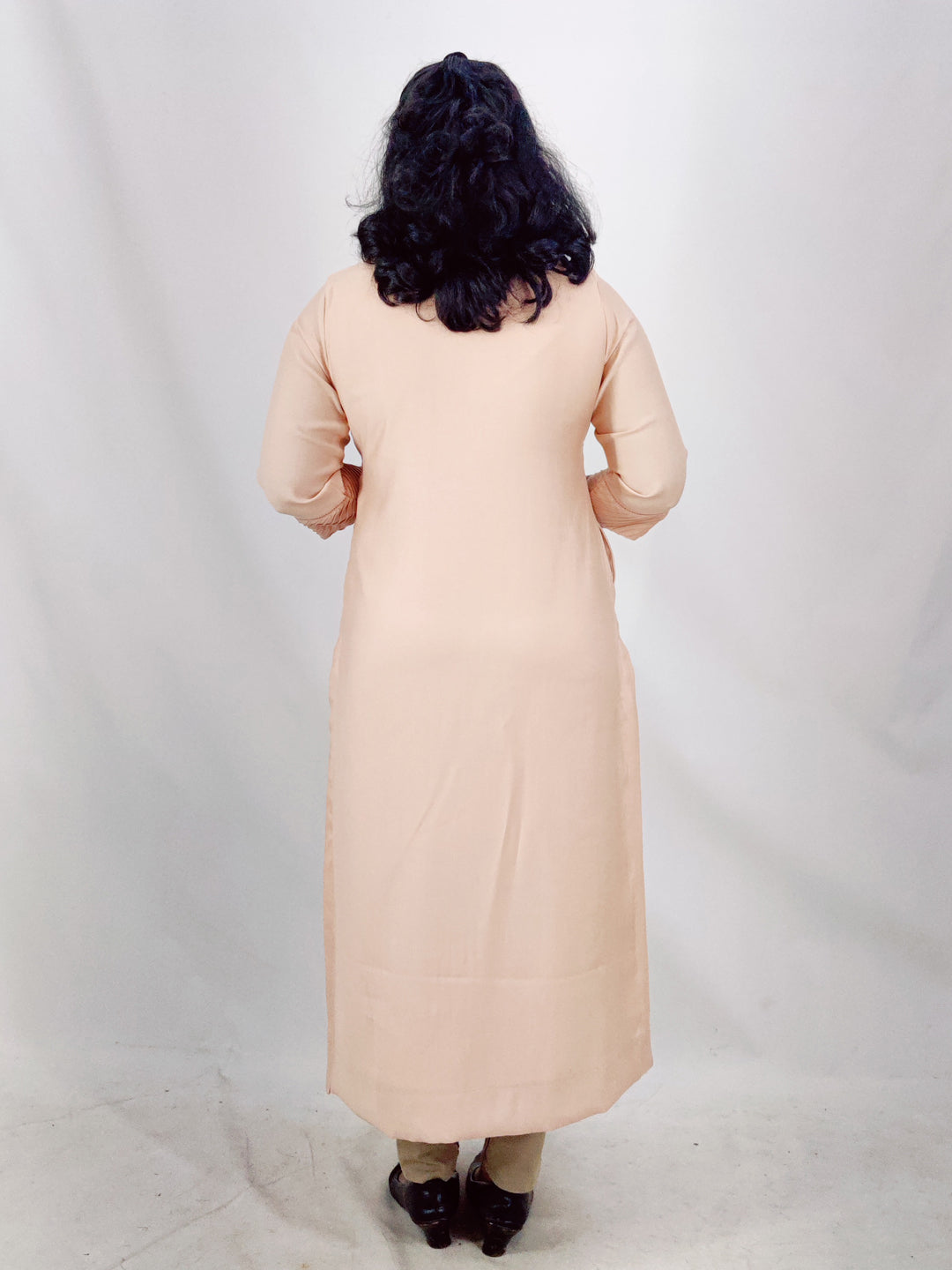 Viscose Solid Slitted Kurta