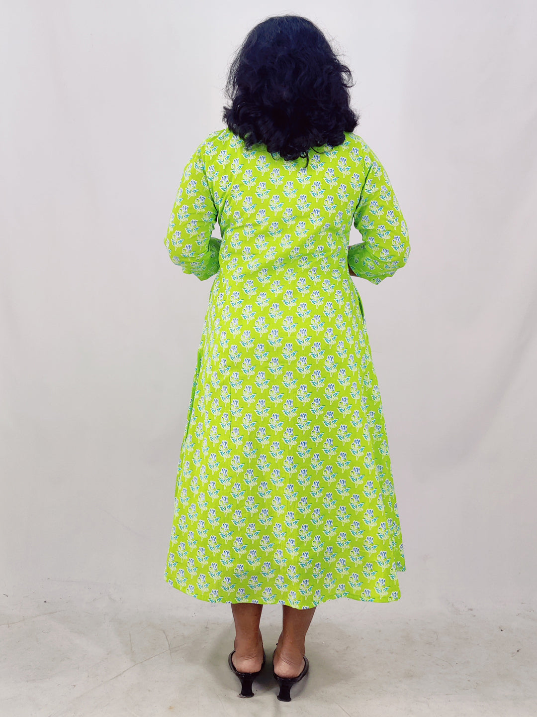 Cotton Printed Feeding A-line Kurta