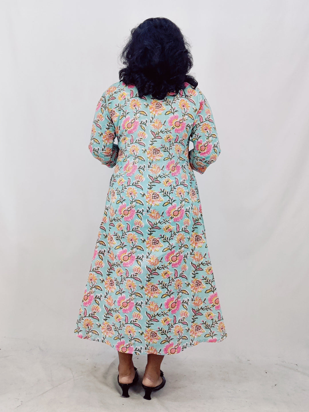 Cotton Printed Feeding A-line Kurta