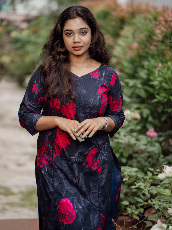 Cotton Cambric Straight Kurta
