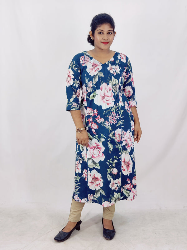 Cotton Cambric Straight Kurta