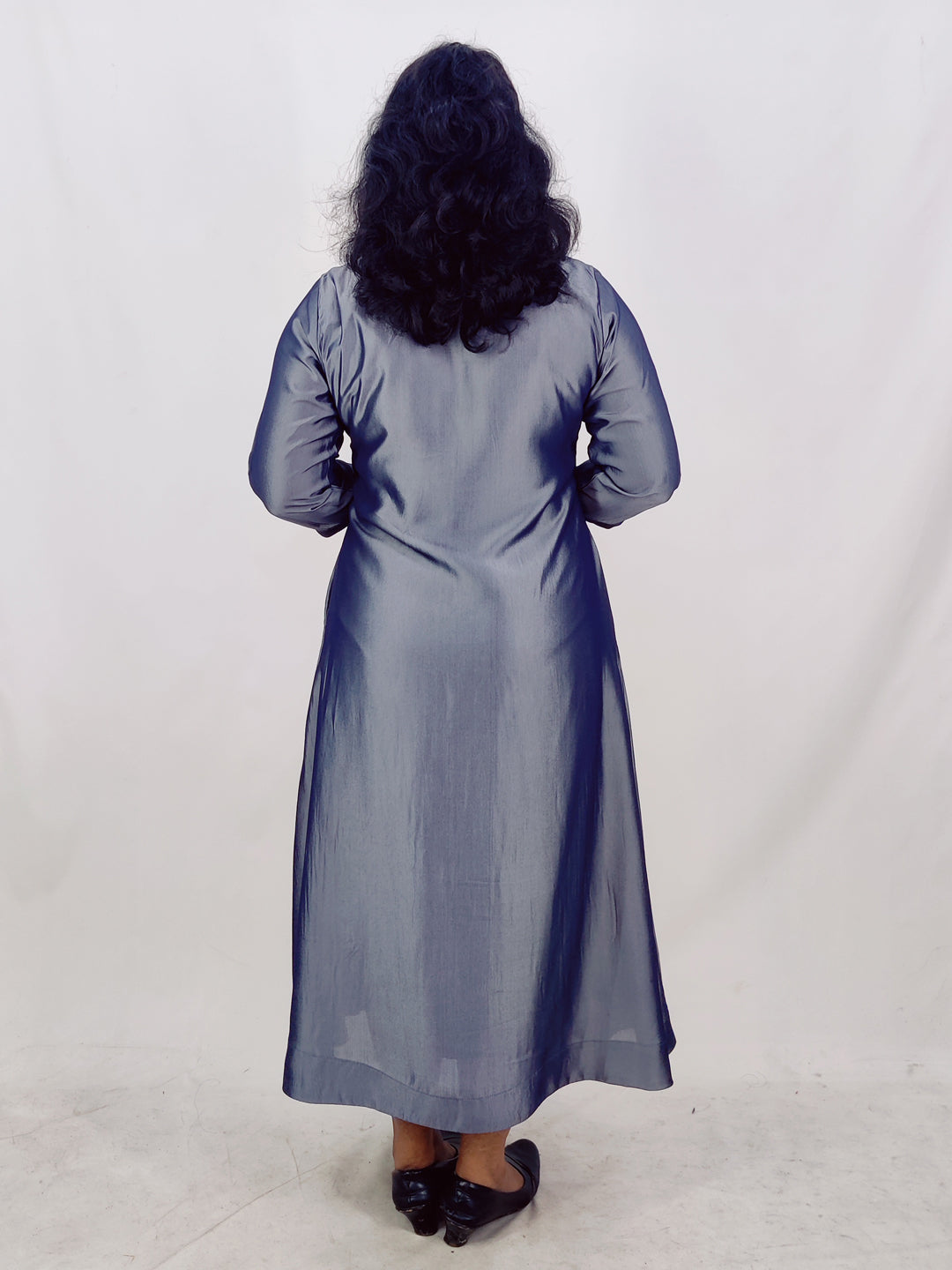 Poly Viscose Solid A-line Kurta
