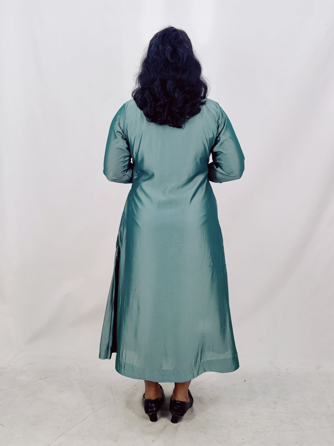 Poly Viscose Solid A-line Kurta