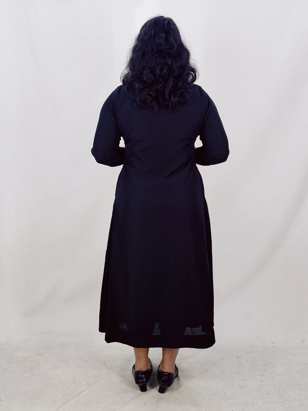 Poly Viscose Solid A-line Kurta