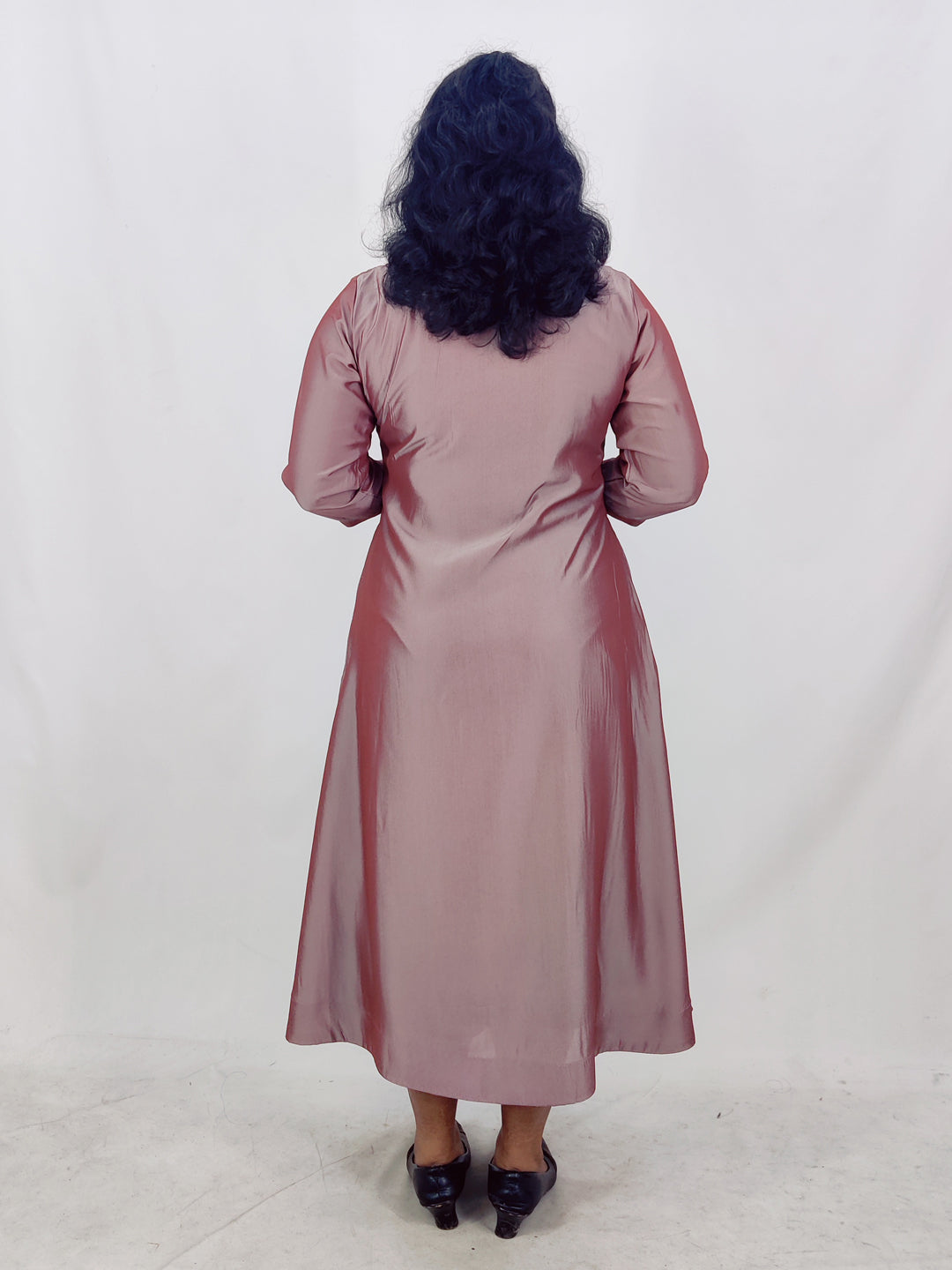 Poly Viscose Solid A-line Kurta