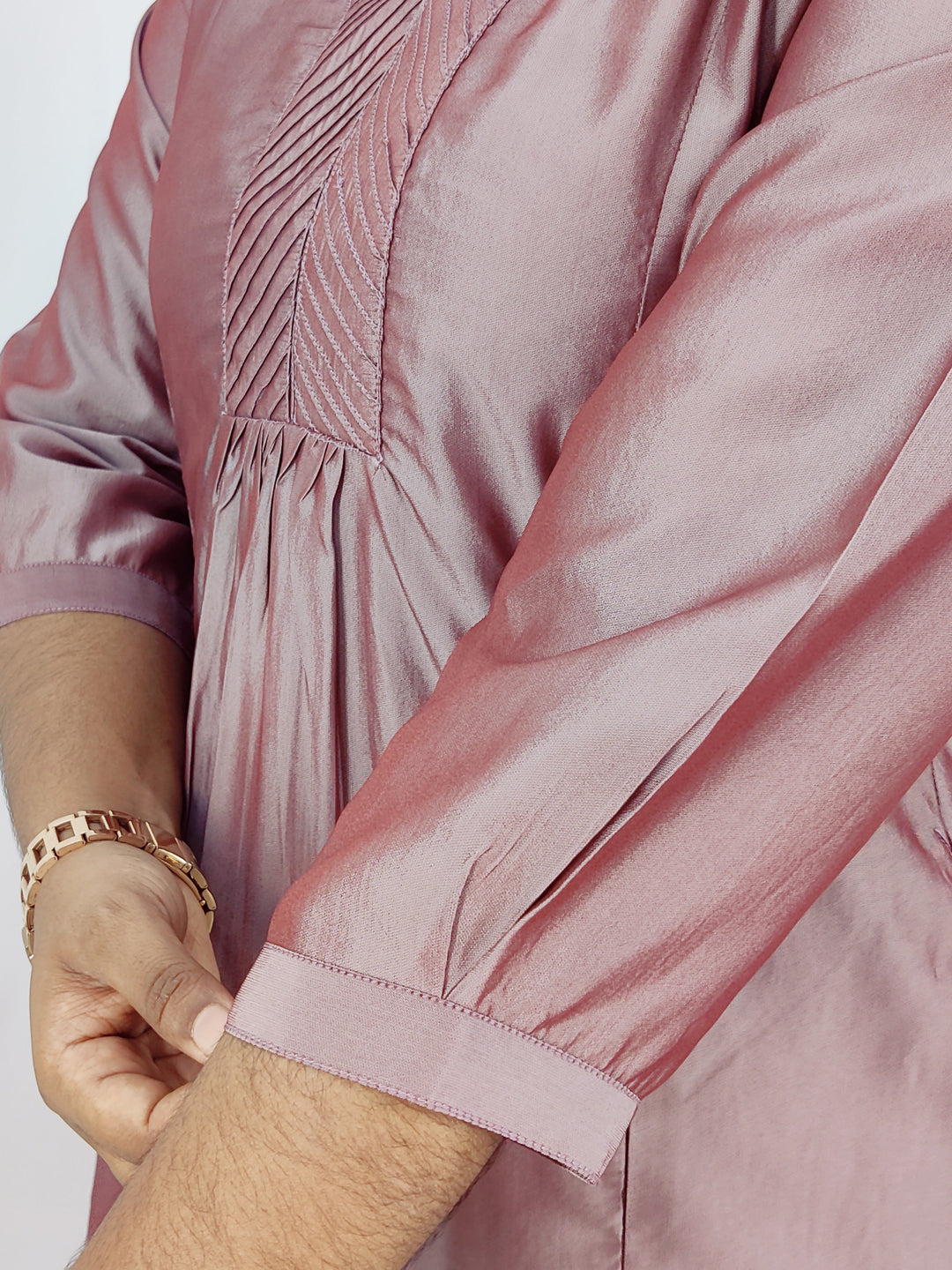Poly Viscose Solid A-line Kurta