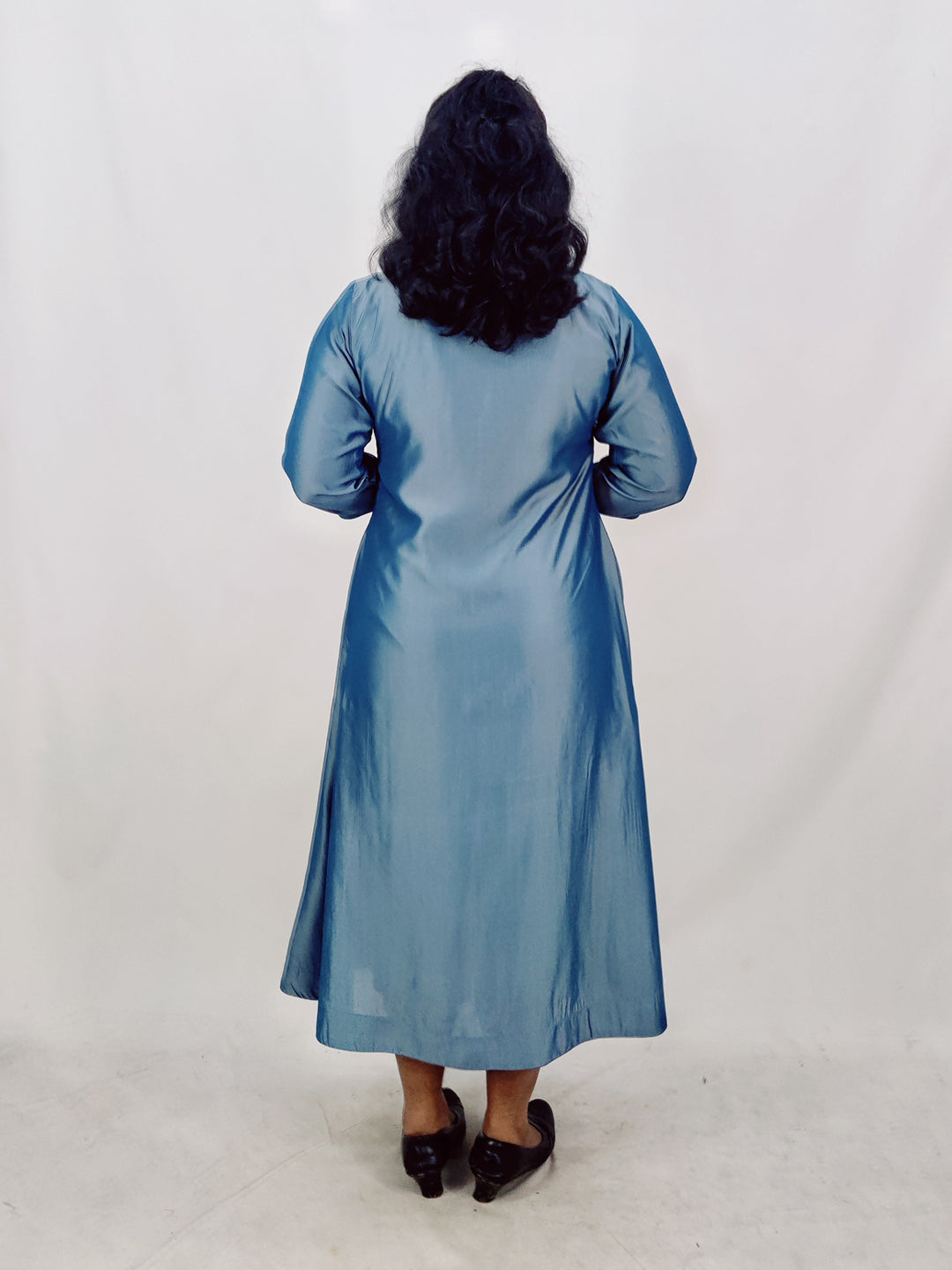 Poly Viscose Solid A-line Kurta