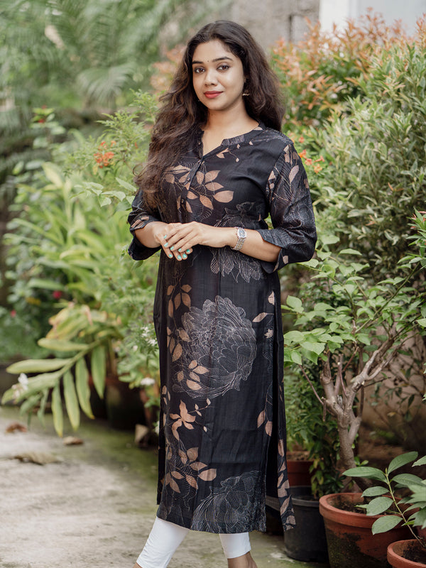 Poly Viscose Printed Kurta