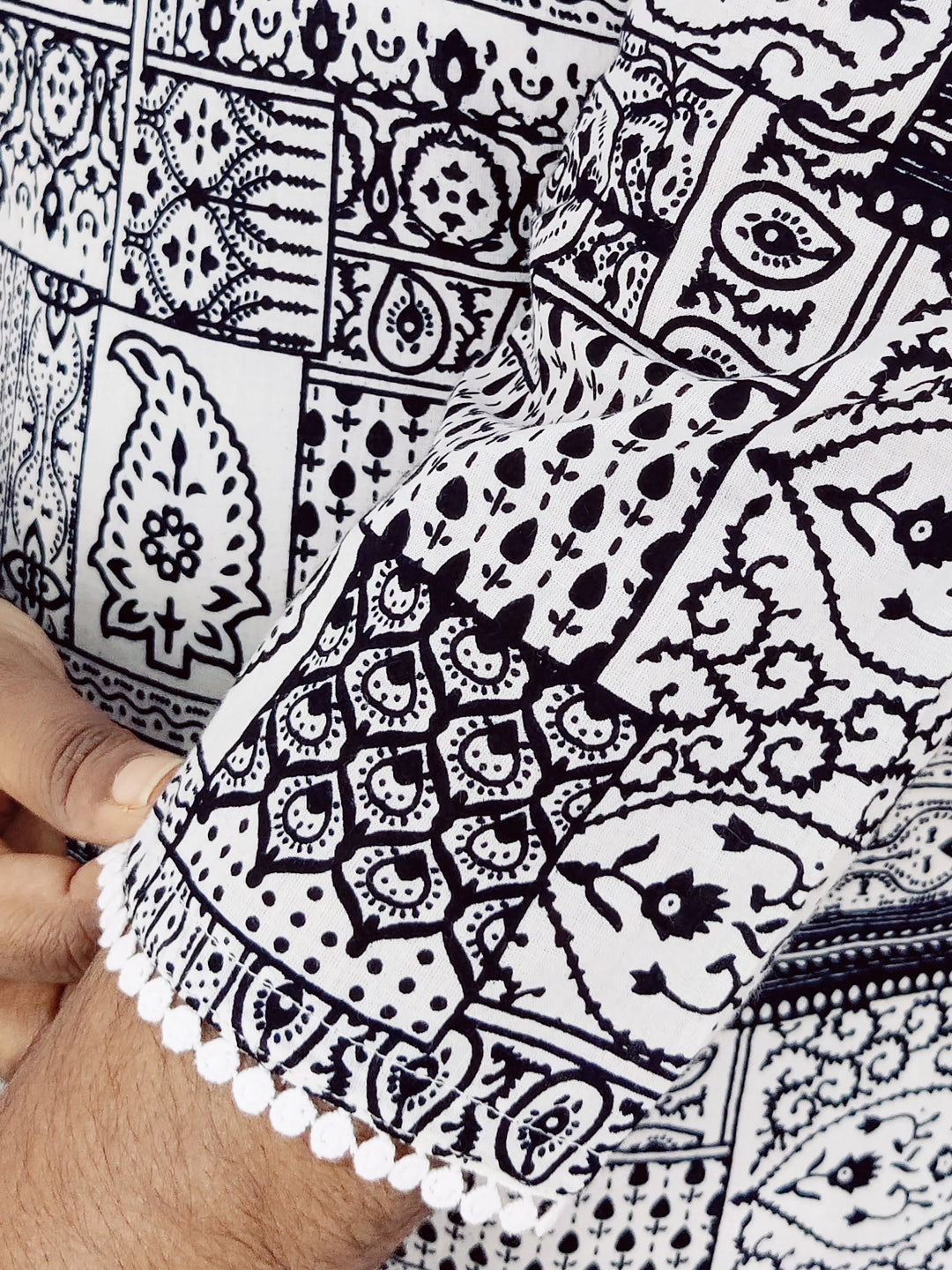 Cotton Printed Straight Kurta