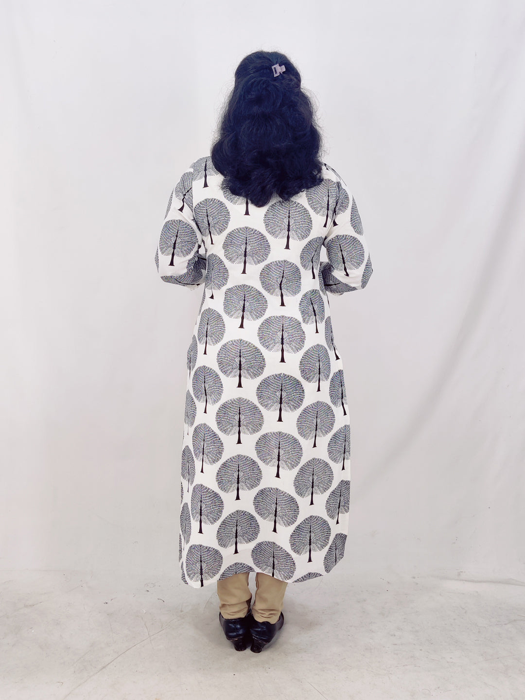 Cotton Printed Straight Kurta