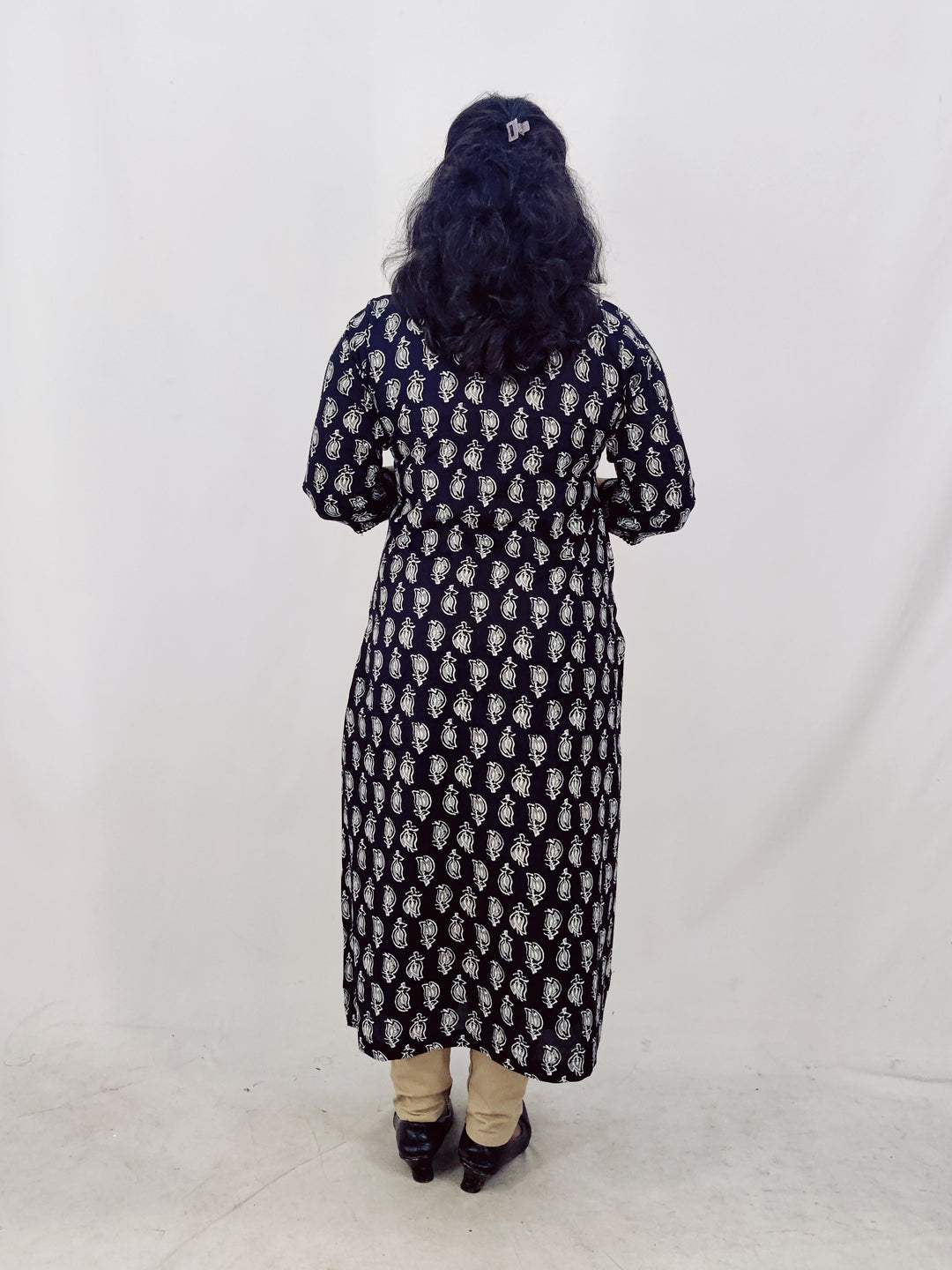 Cotton Printed Straight Kurta