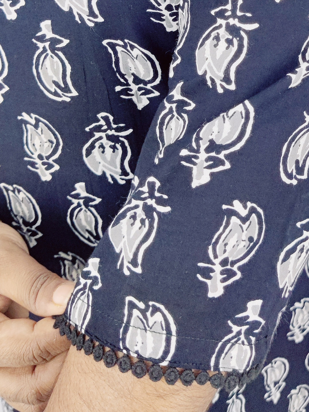 Cotton Printed Straight Kurta