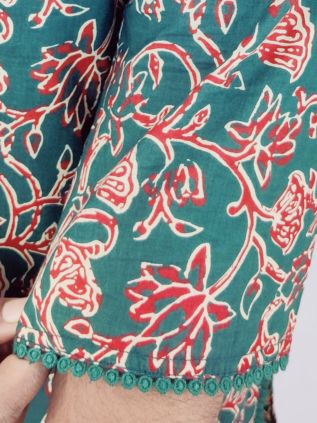 Cotton  Printed Straight Kurta set