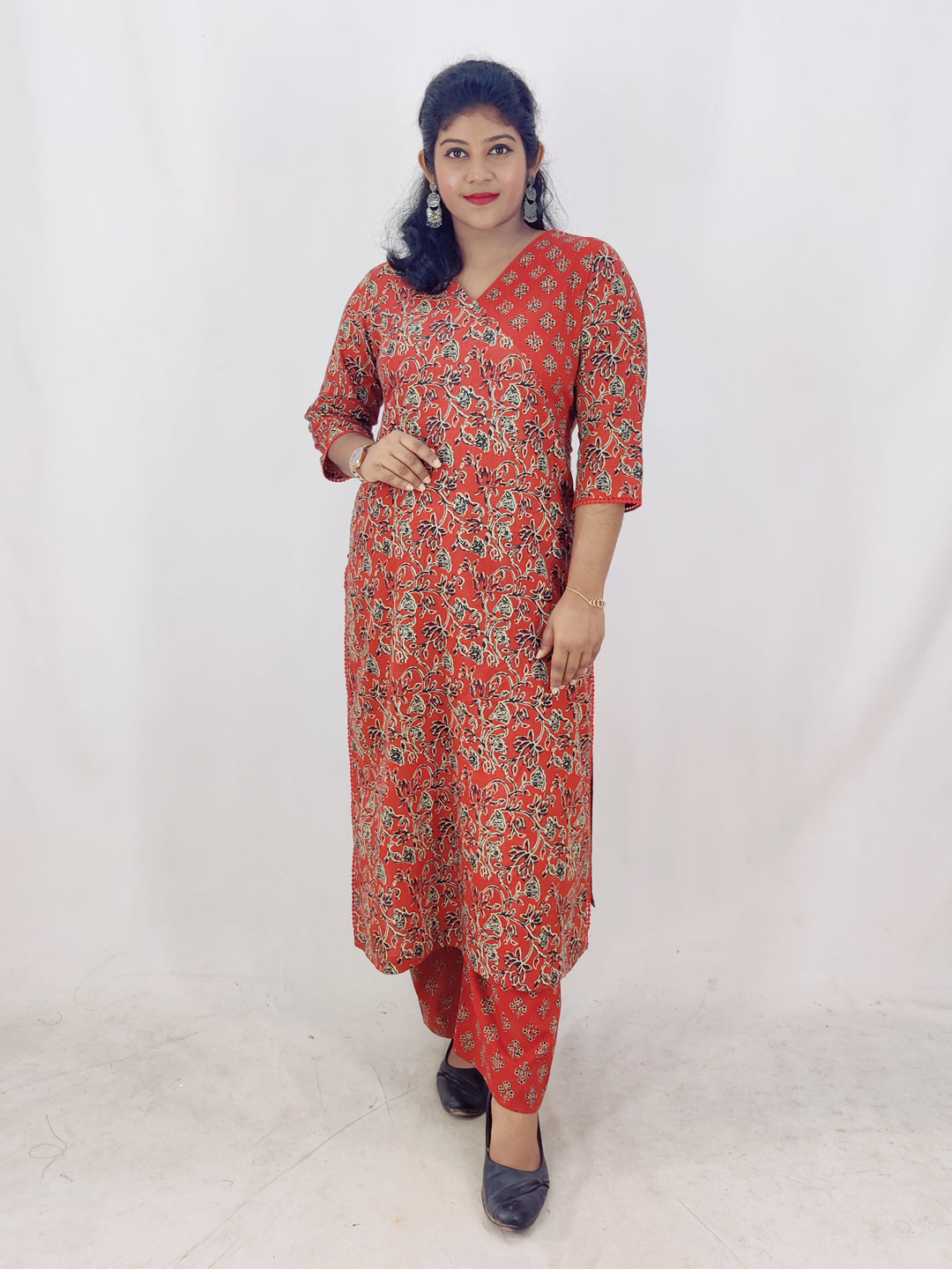 Cotton  Printed Straight Kurta set