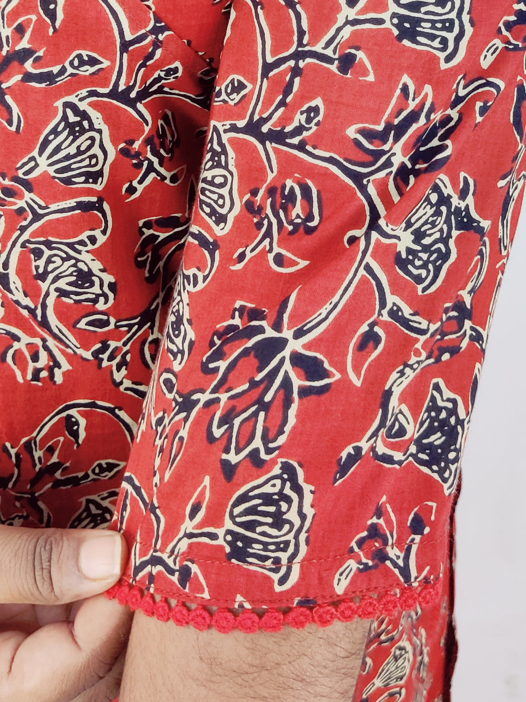 Cotton  Printed Straight Kurta set