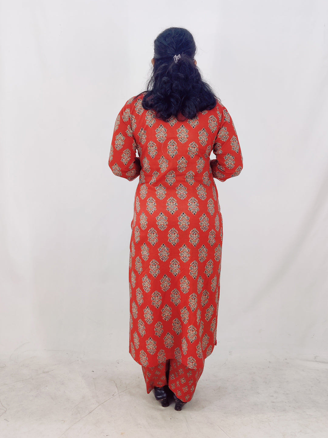 Cotton  Printed Straight Kurta set