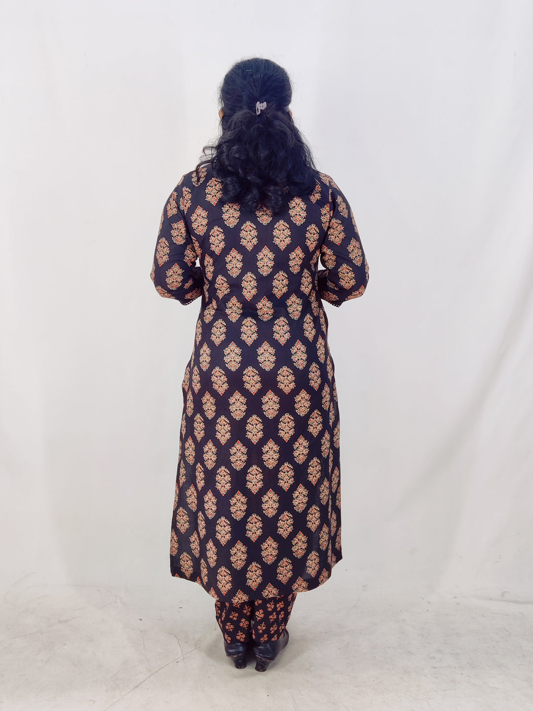 Cotton  Printed Straight Kurta set