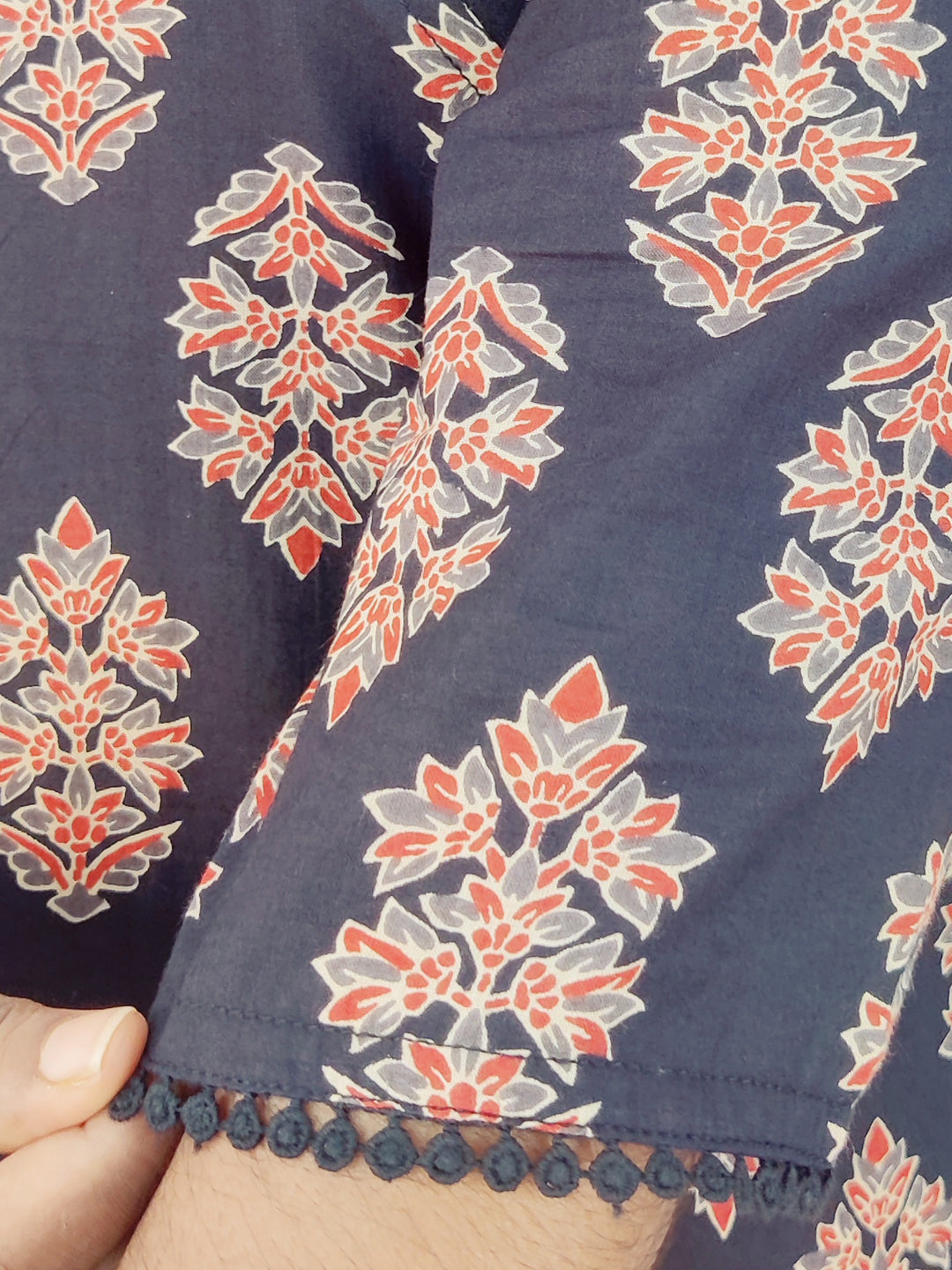Cotton  Printed Straight Kurta set