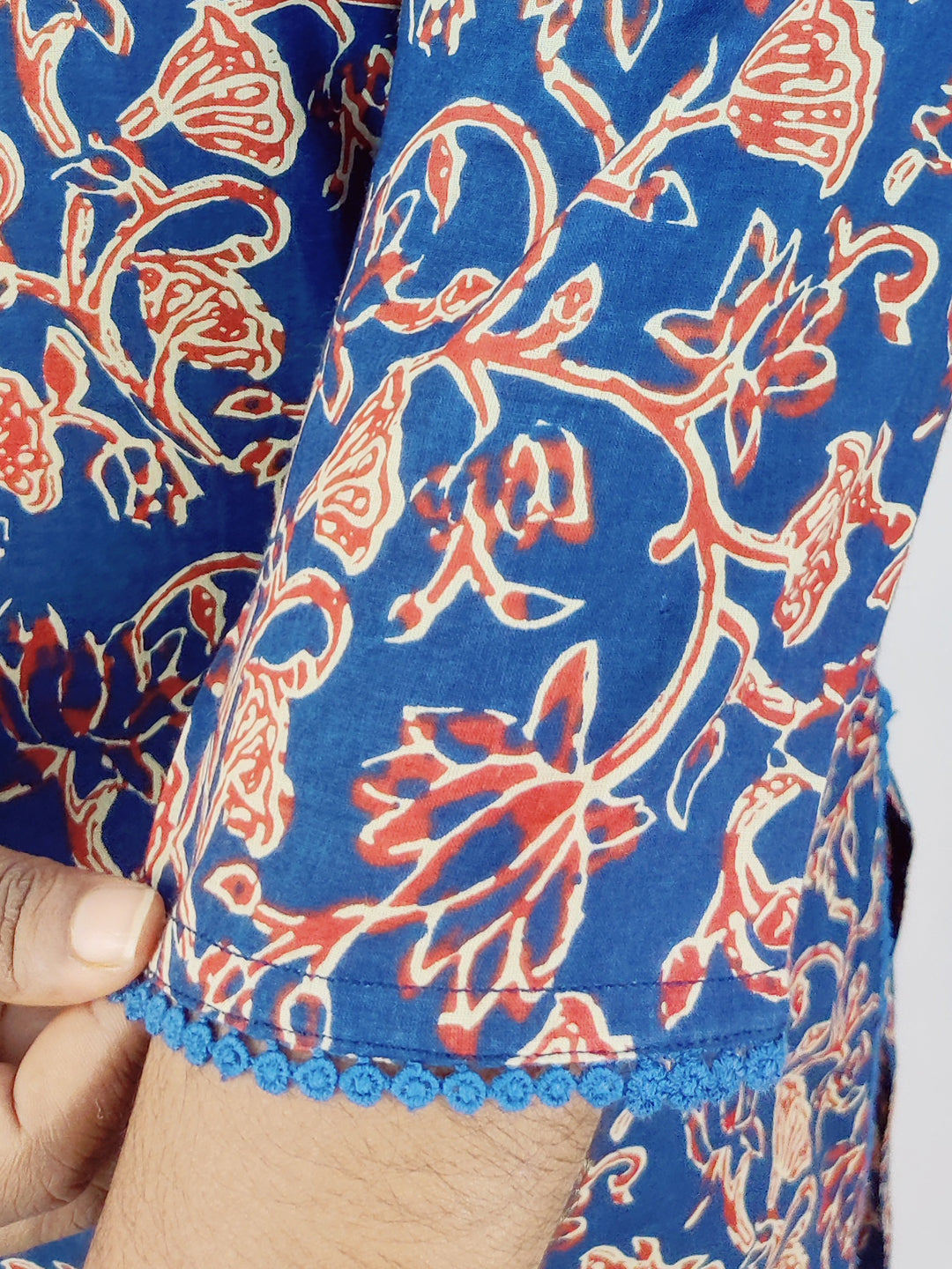 Cotton  Printed Straight Kurta set