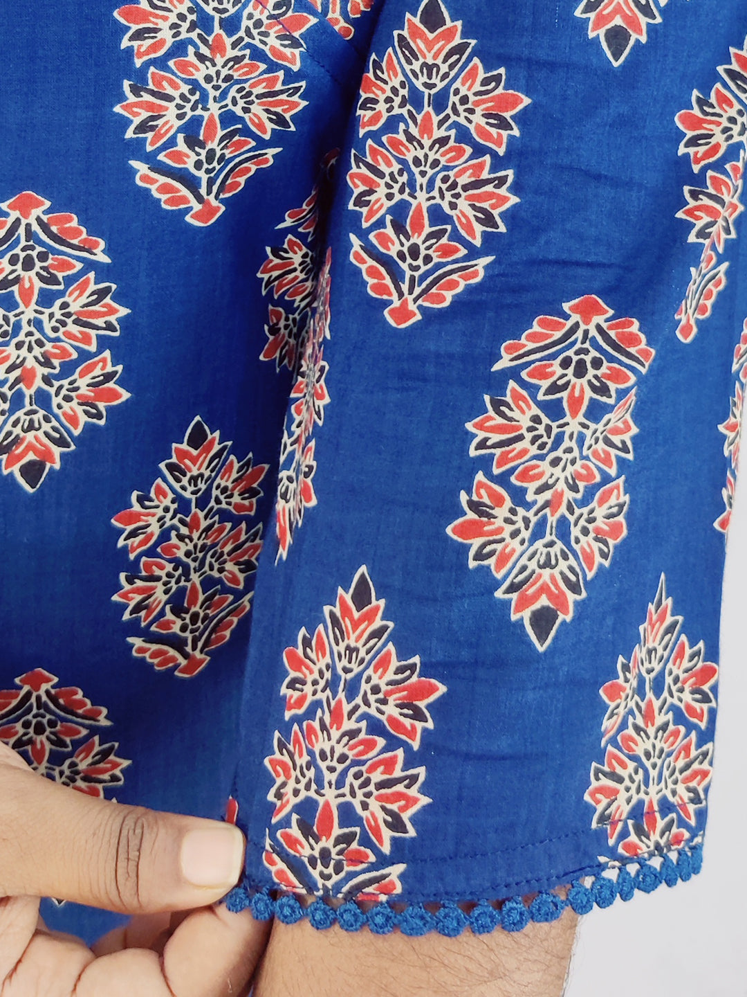 Cotton  Printed Straight Kurta set