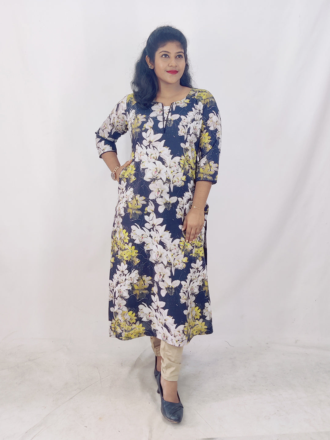 Cotton Cambric Printed Kurta