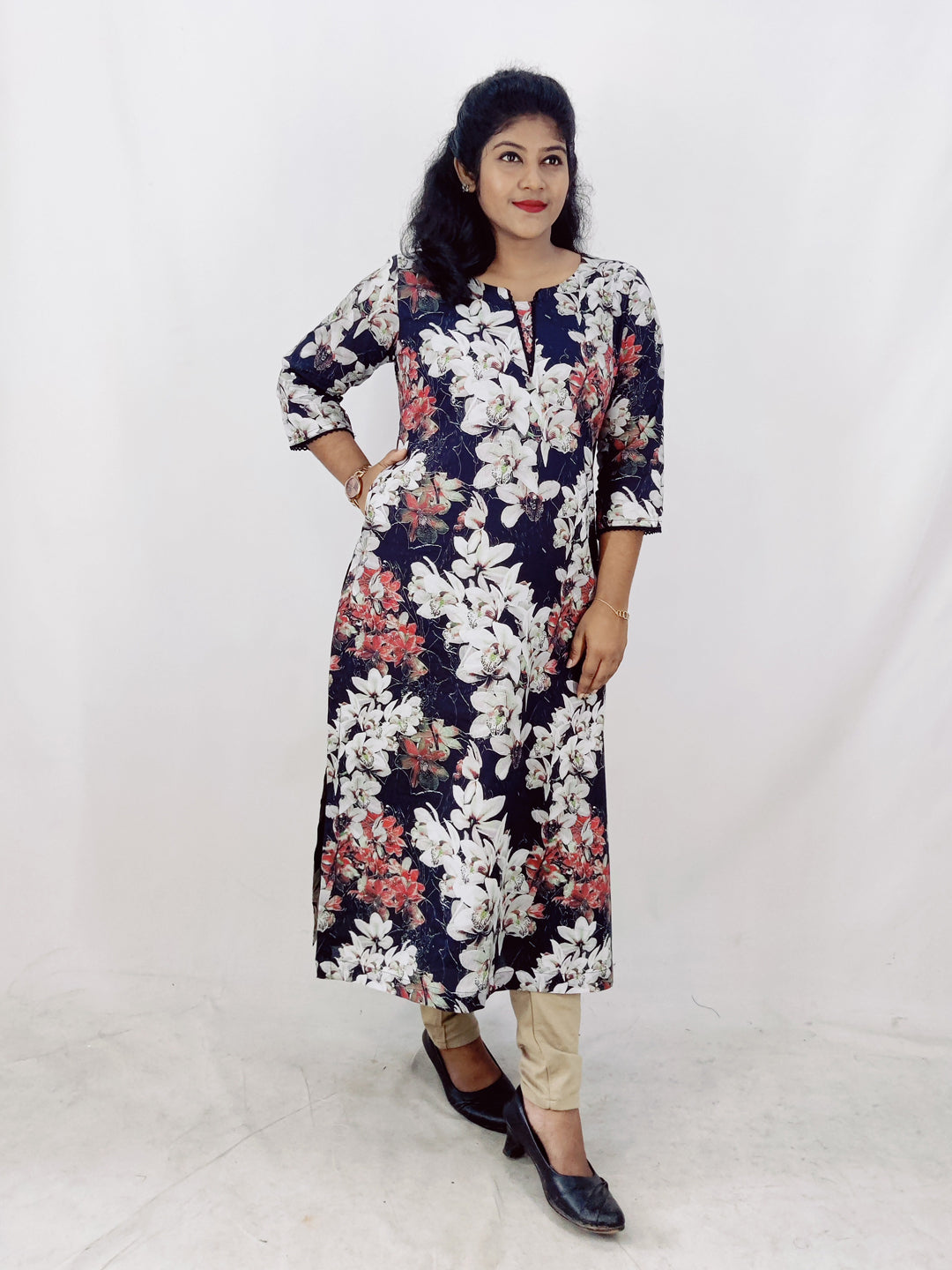 Cotton Cambric Printed Kurta