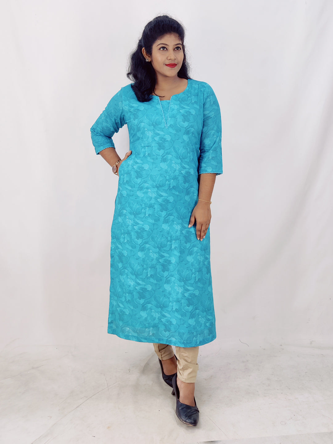 Cotton Cambric Printed Kurta