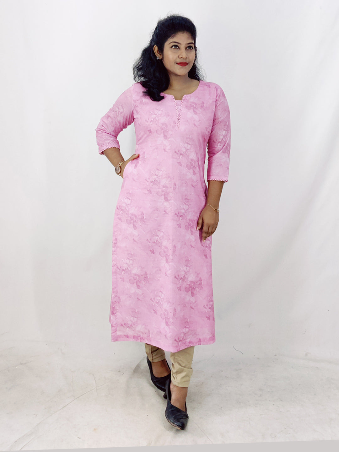 Cotton Cambric Printed Kurta