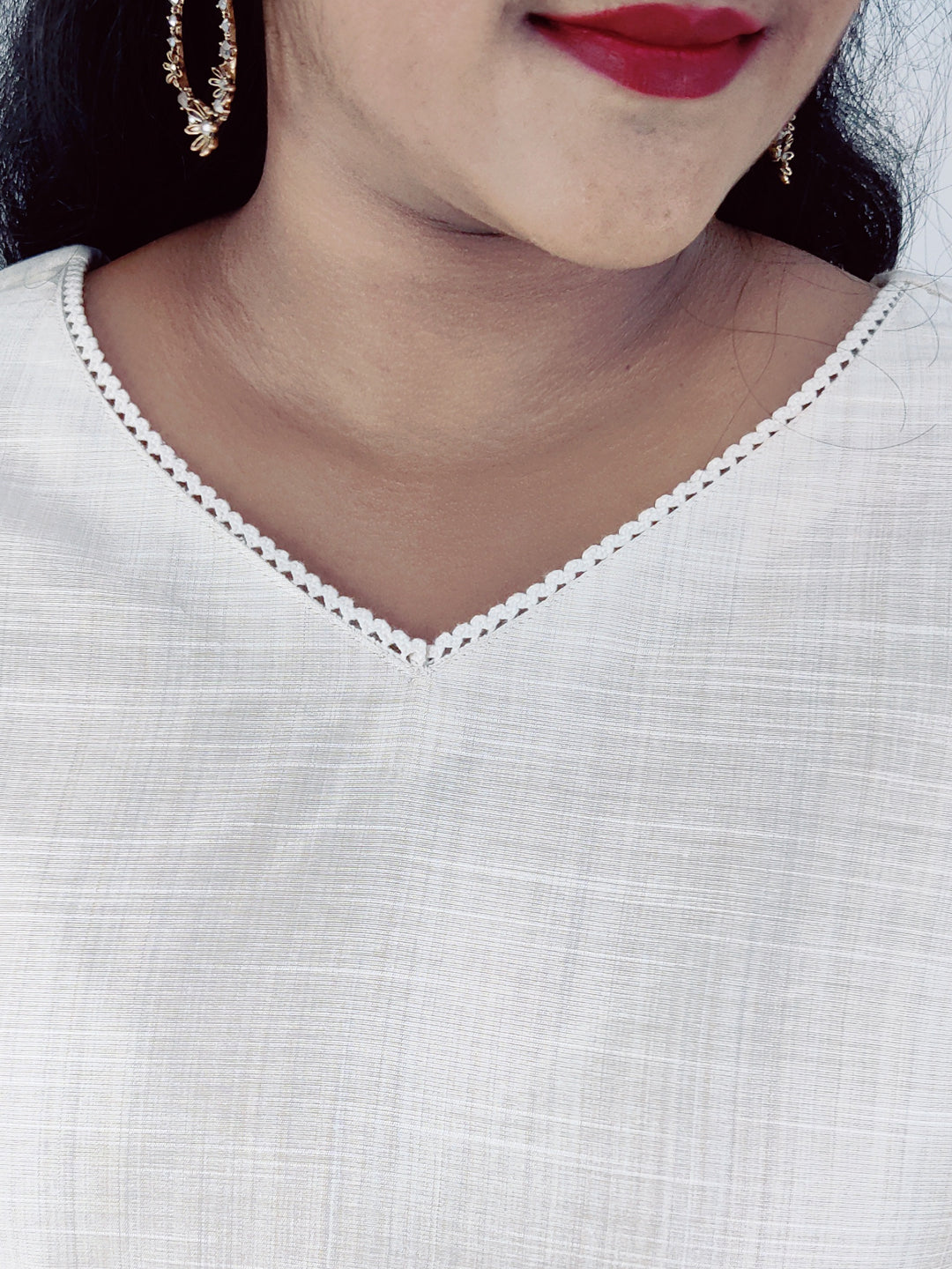 Cotton Silk Solid Slitted kurta
