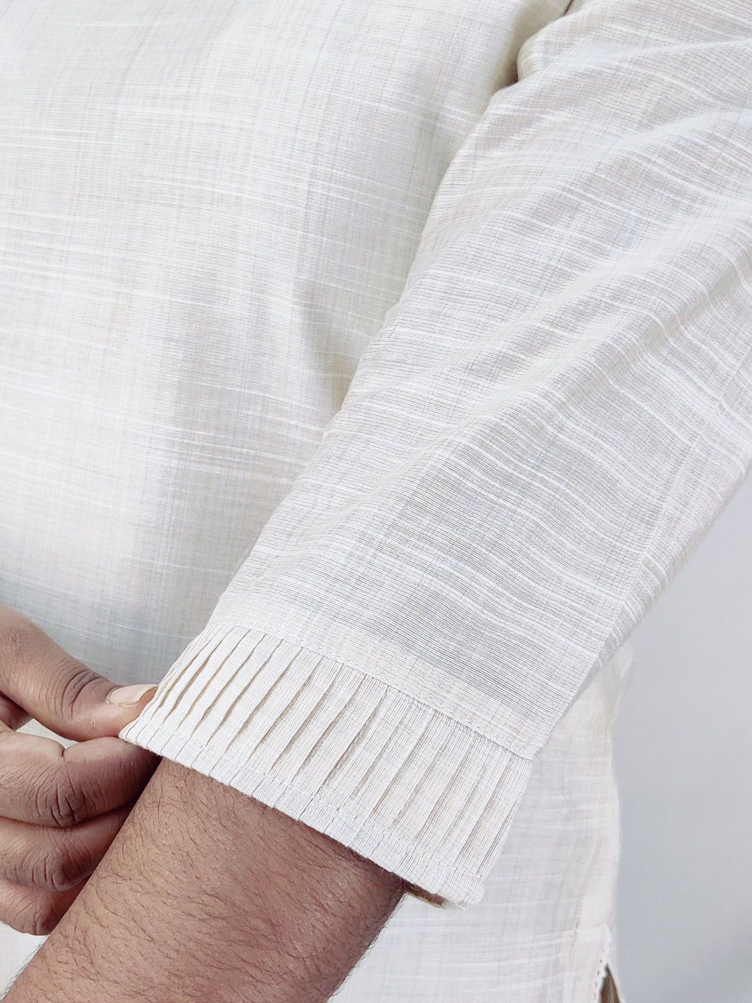 Cotton Silk Solid Slitted kurta