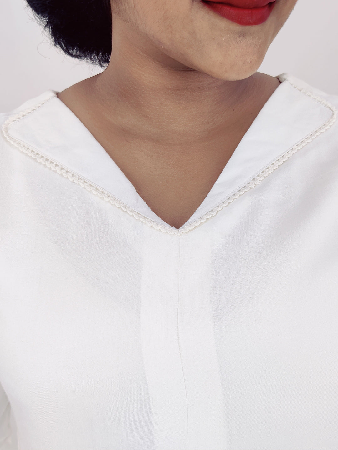 Rayon Solid A-line Kurta