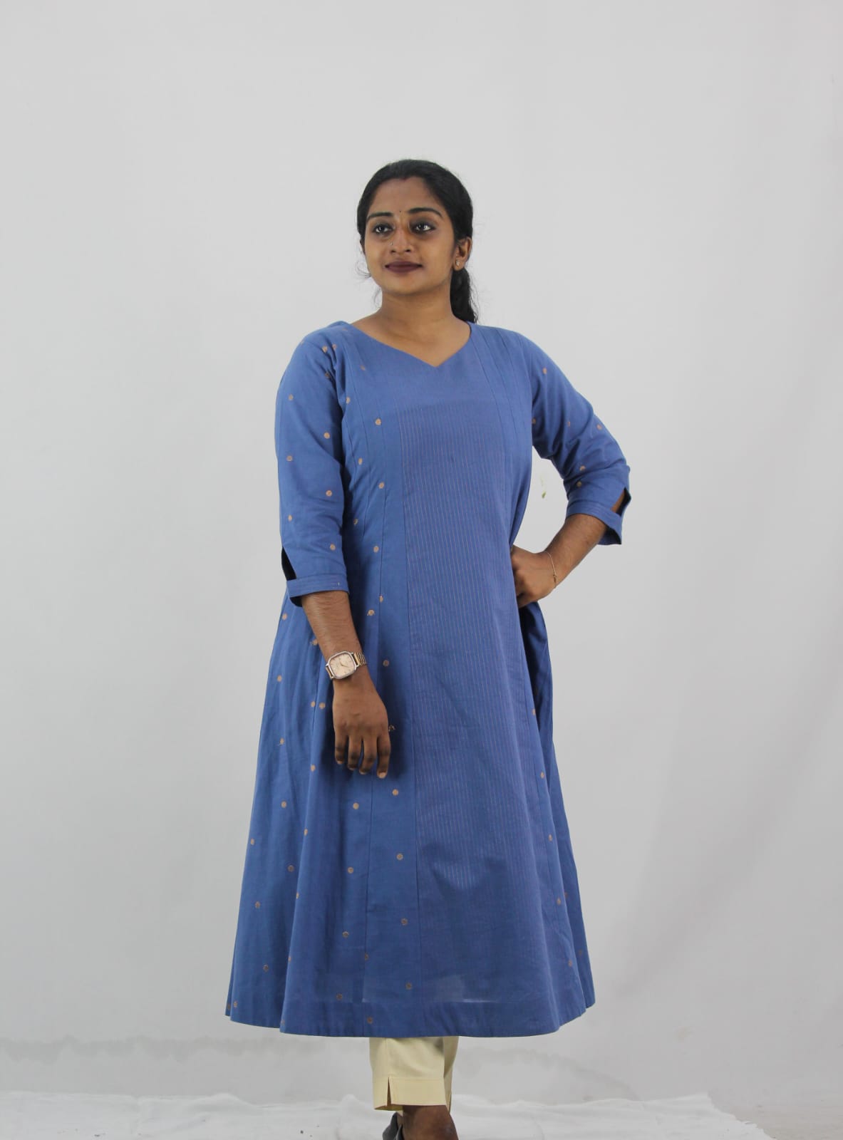 Cotton A-line Kurta