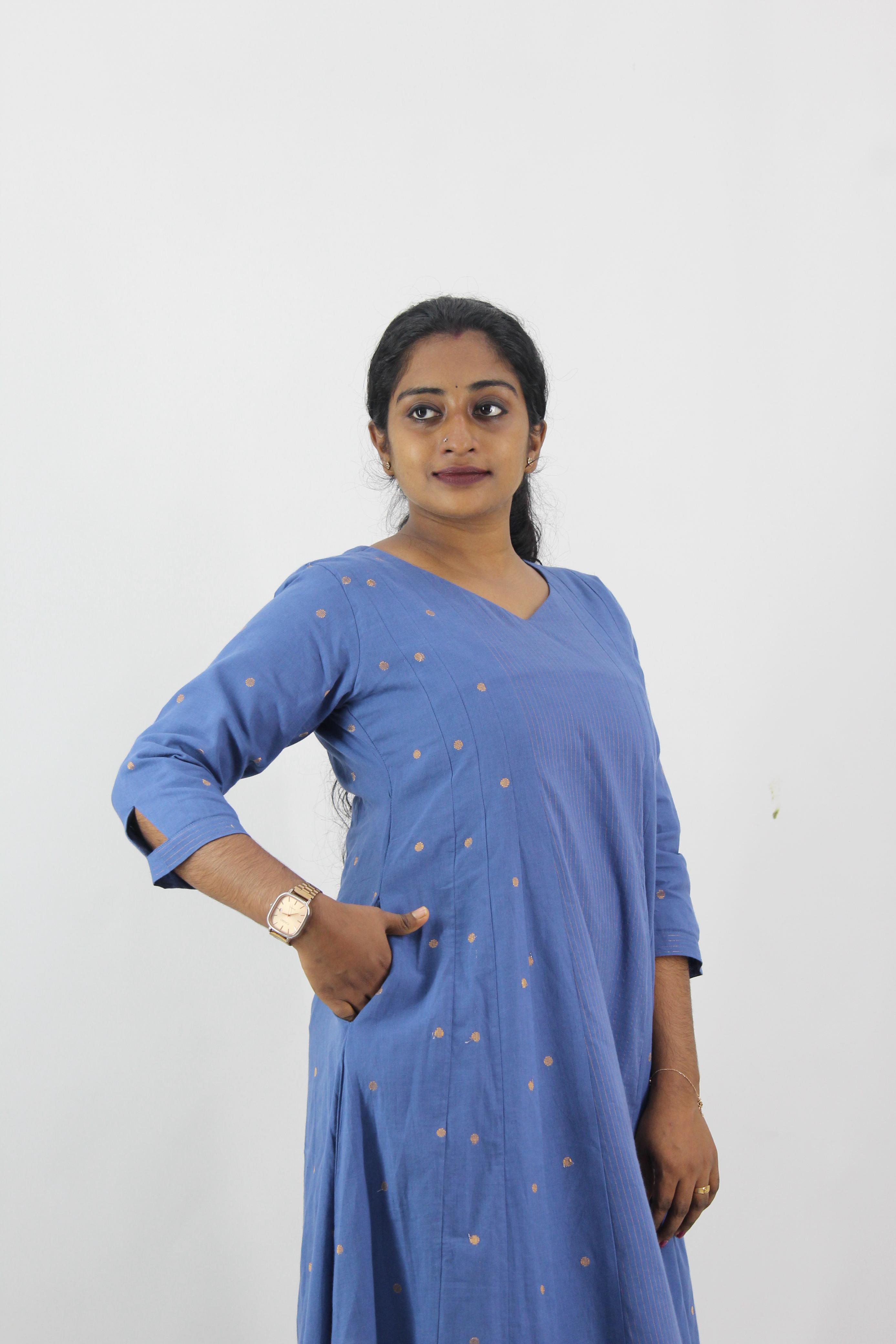 Cotton A-line Kurta