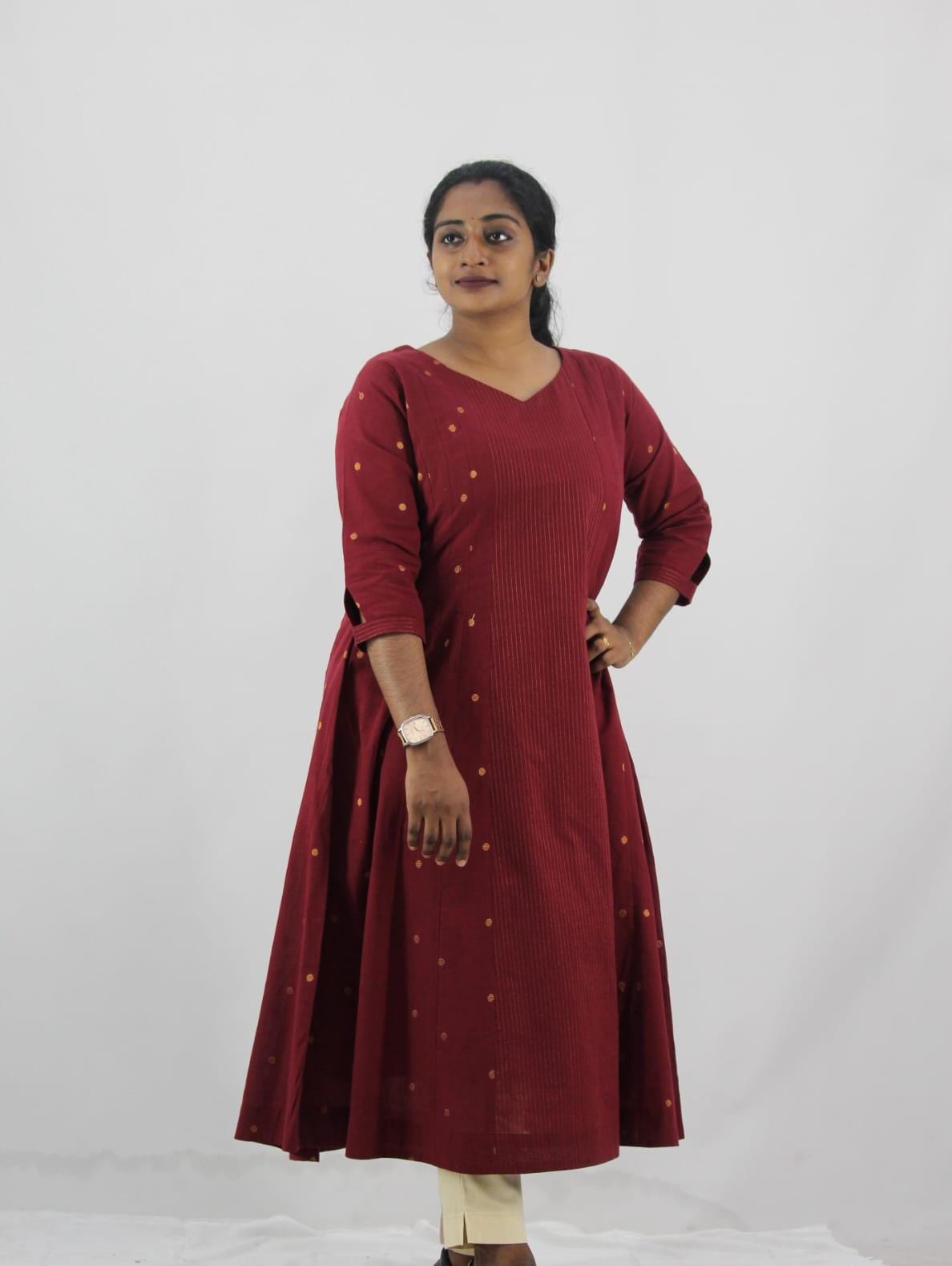Cotton A-line Kurta