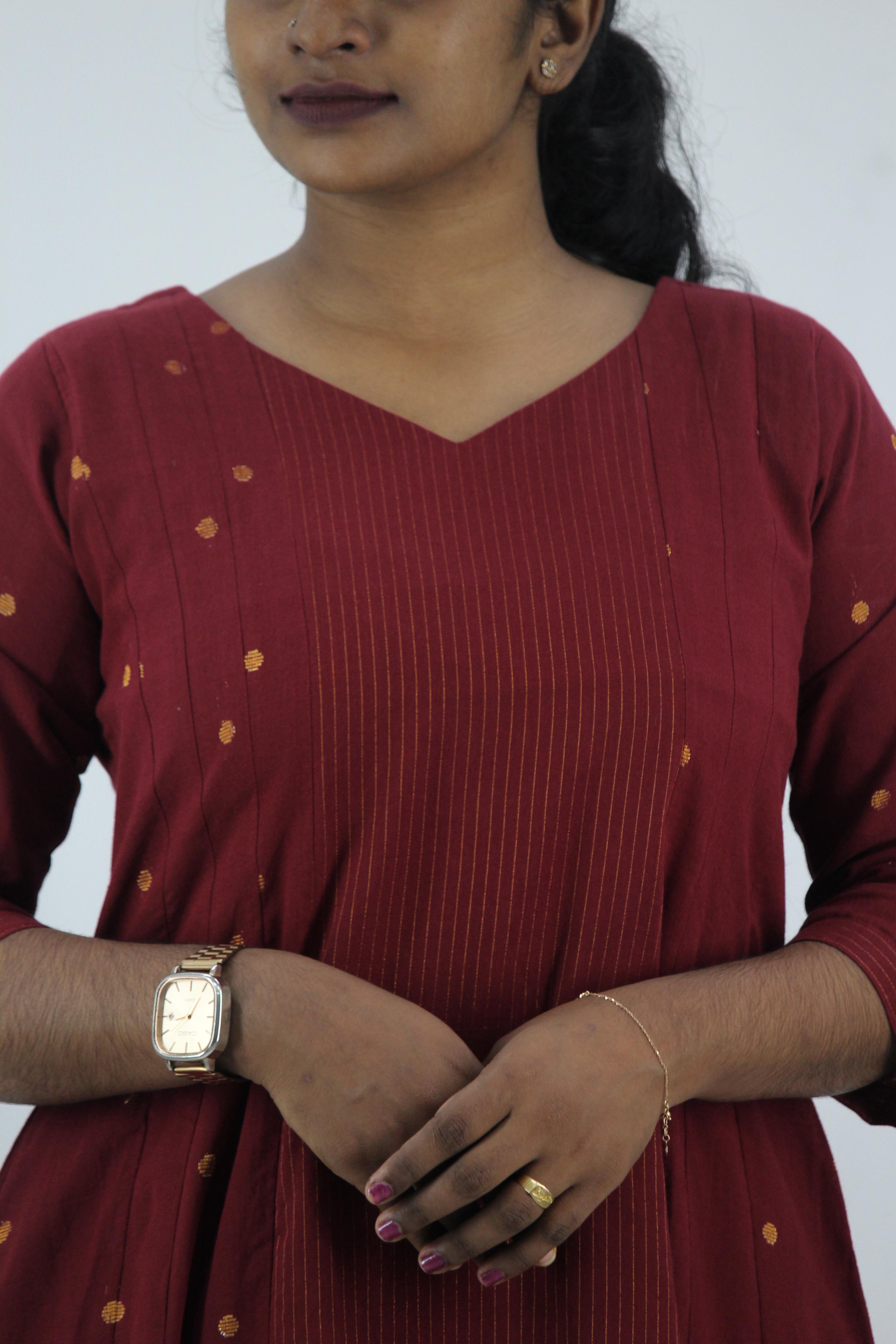 Cotton A-line Kurta