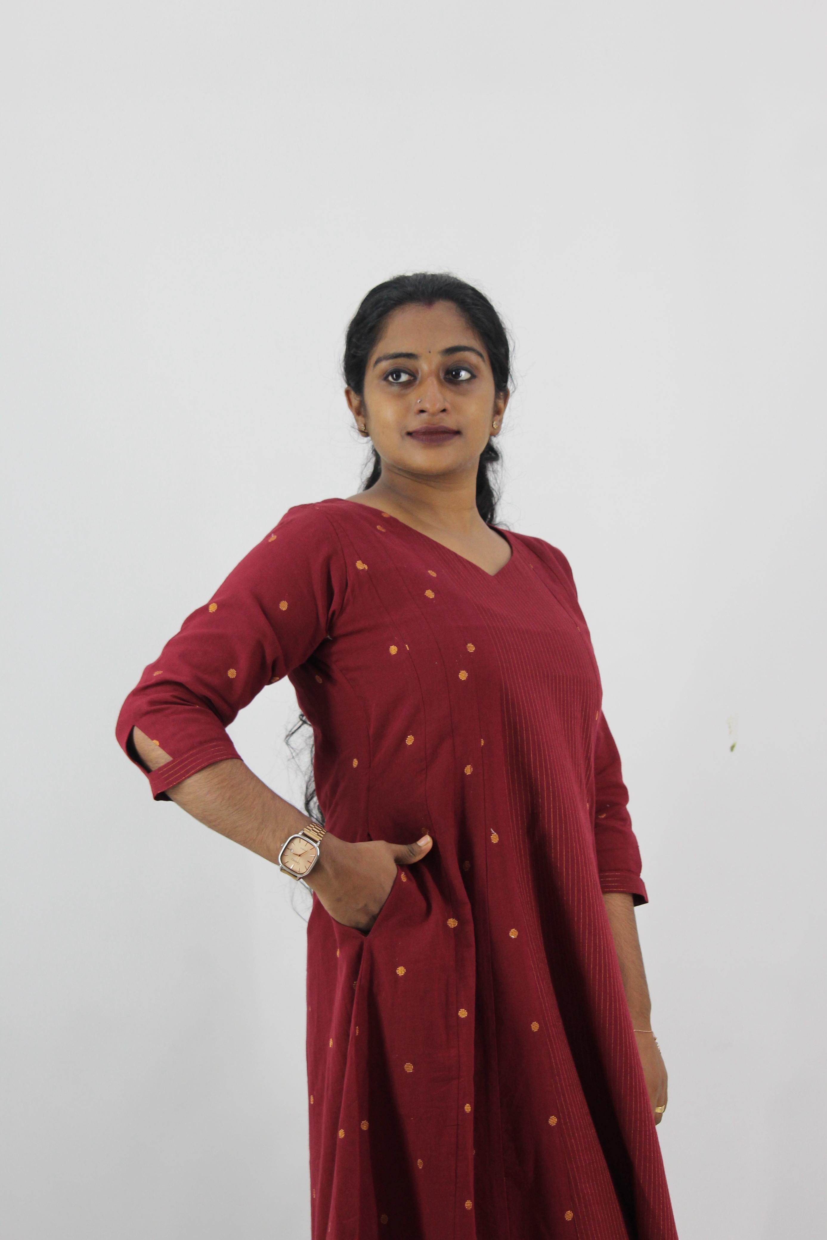 Cotton A-line Kurta