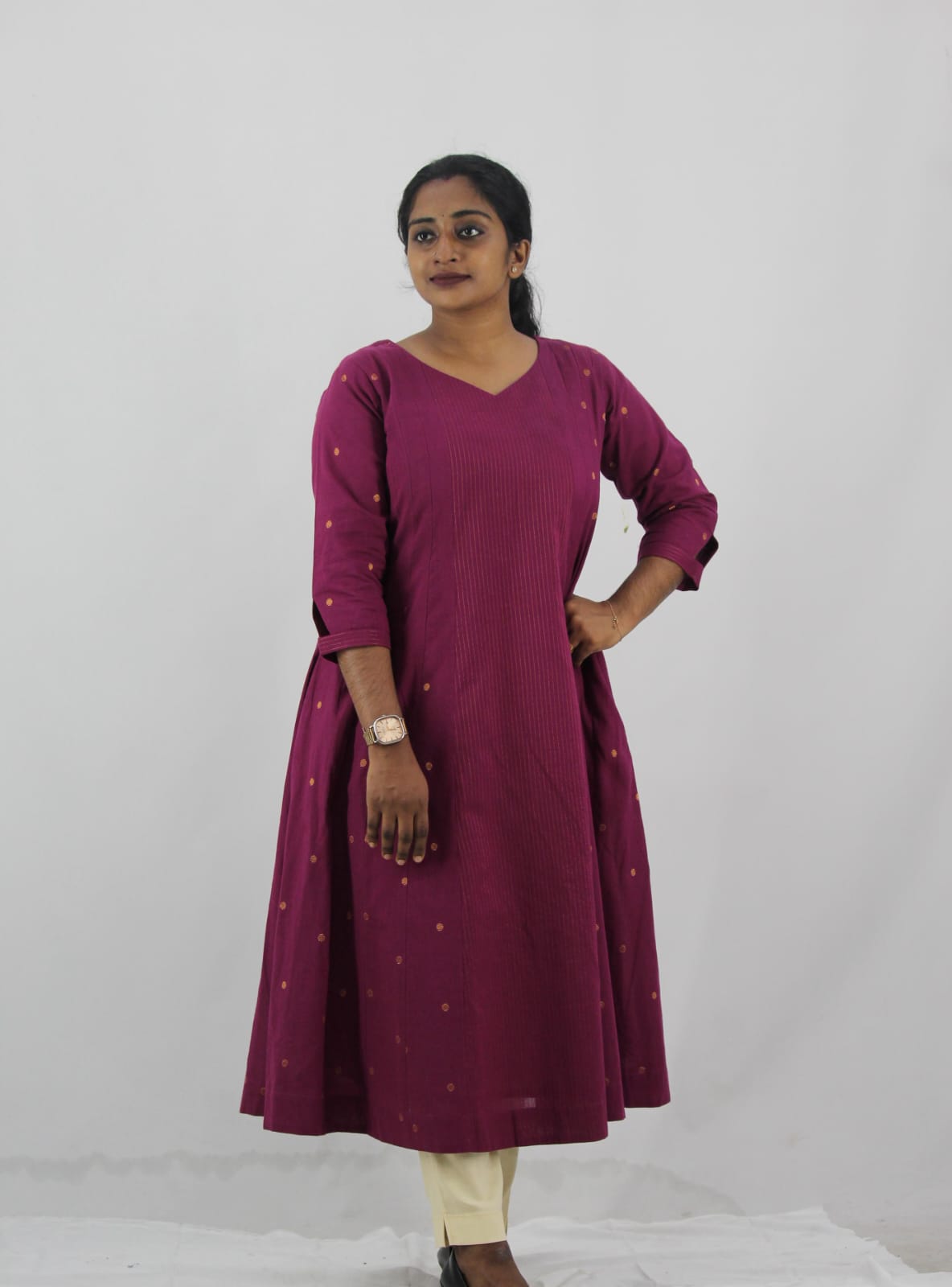 Cotton A-line Kurta