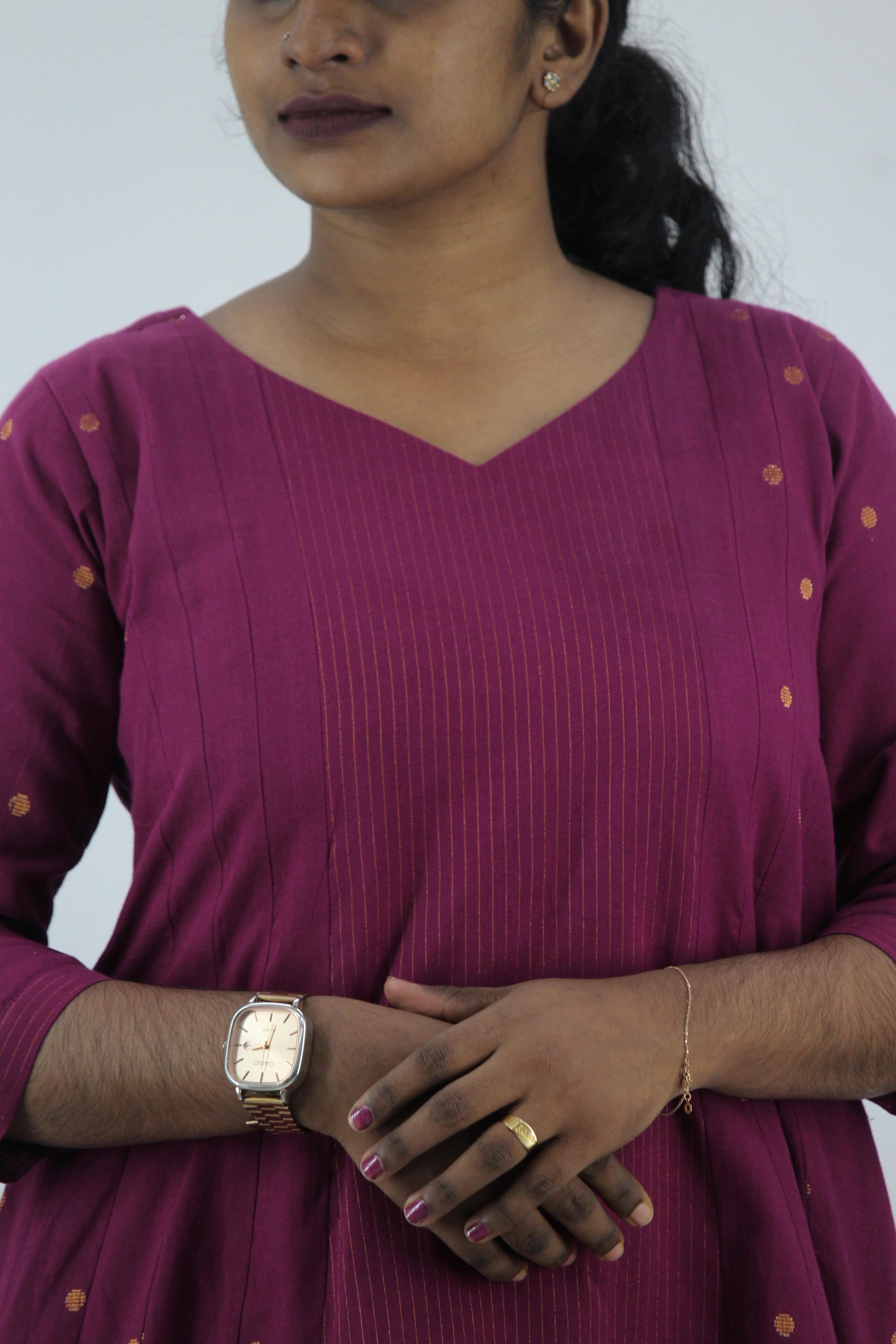 Cotton A-line Kurta