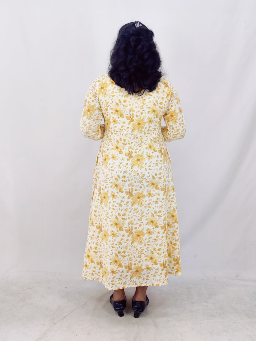 Cotton Printed A-Line Kurta