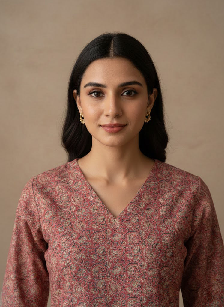 Modal Chanderi Digital Print Kurta