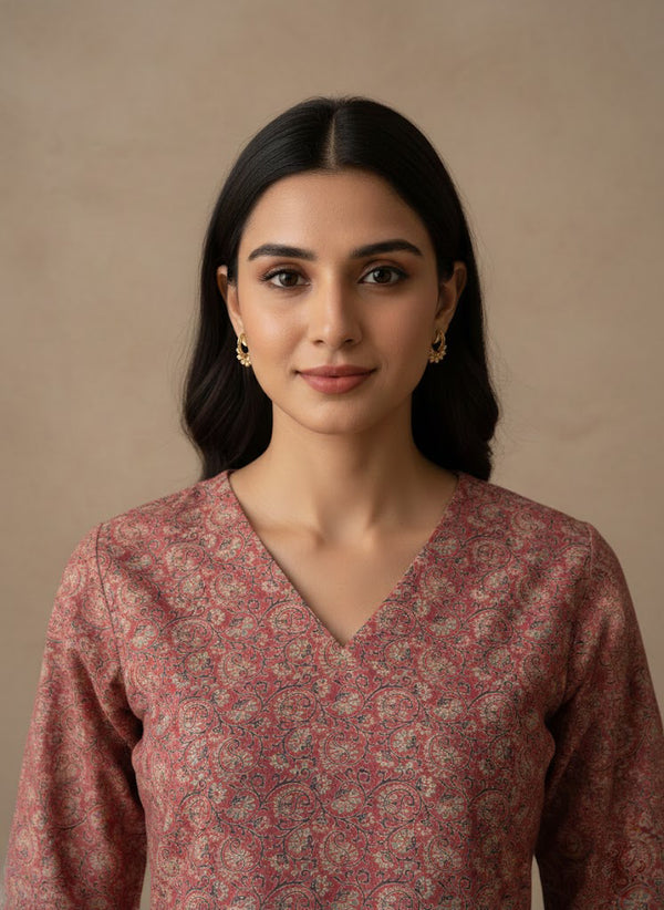 Modal Chanderi Digital Print Kurta