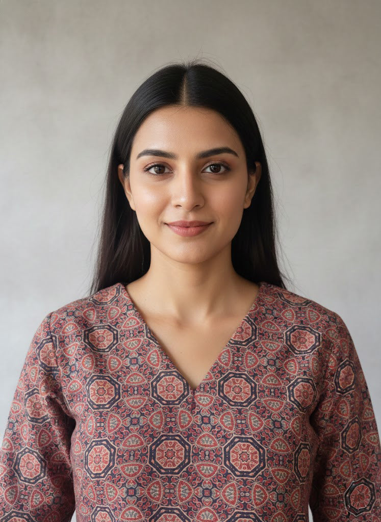 Modal Chanderi Digital Print Kurta